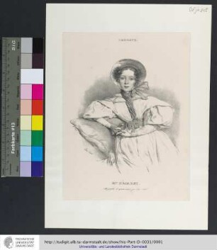 M.lle Dejazet / Lithographié d'apres nature par Lèon Noel