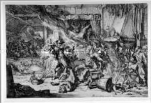Grausamkeiten der Franzosen in Bodegraven und Zwammerdam im Dez. 1672 - französische Tyrannei