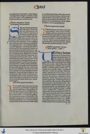 Prologi in Johel prophetam