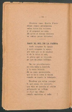 Bajo el sol de la Pampa