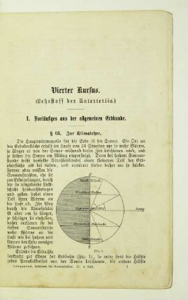 I. Vorläufiges aus der allgemeinen Erdkunde