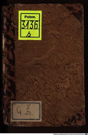 Gegenbericht Ma. Cyriaci Spangenbergs, Auff das lange Lügenbuch M. Christophori Raspergers, Anno 1567. zu München aussgangen