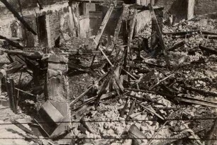 Zerstörungen Zweiter Weltkrieg - Stadtgebiet. Beiertheimer Allee 6