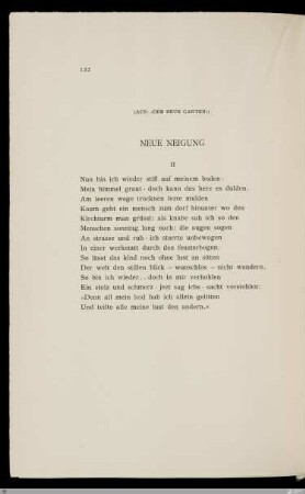Neue Neigung