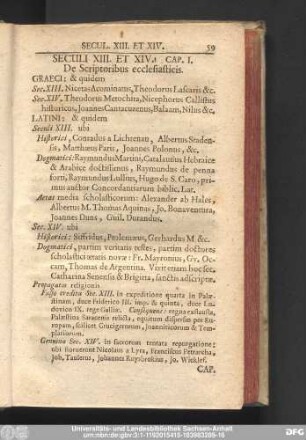 Cap. I. De Scriptoribus ecclesiasticis.