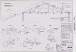 Liegeboxenstall ST-KB-Z-15.00+2x3,50/75/22° (Binder und Anschlüsse / Plan 6)
