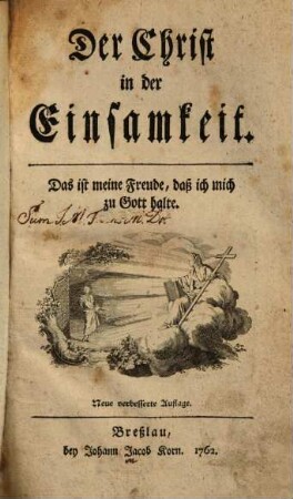 Der Christ in der Einsamkeit, 1