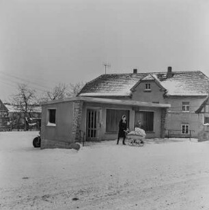 Radibor : Radibor. Ortsansicht. Winteraufnahme