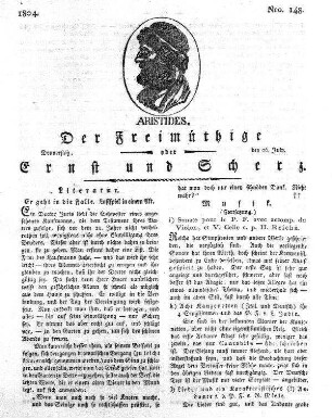 Nro. 148., Donnerstag den 26. July