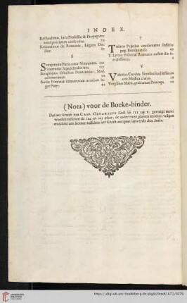 (Nota) voor de Boeke-binder
