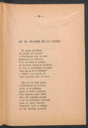 En el fragor de la lucha