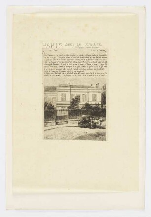 Paris sous la Commune, Titelblatt der Folge "Paris sous la commune"