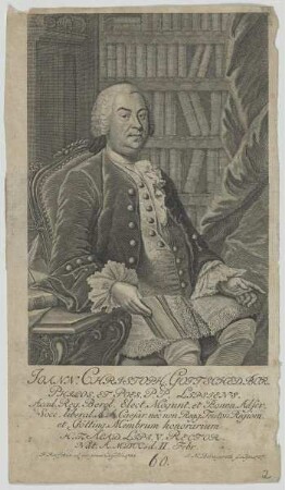 Bildnis des Joann Christoph Gottsched