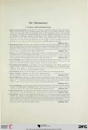 Die Silberkammer (Nr. 1-286)