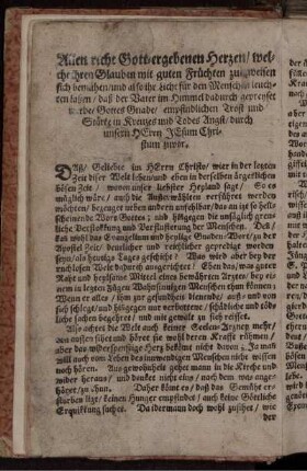 Allen ... Gott-ergebenen Herzen ...
