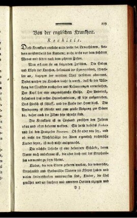 Von der englischen Krankheit