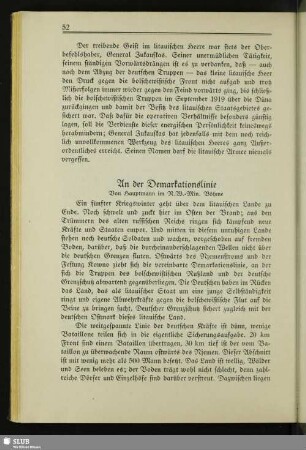 An der Demarkationslinie