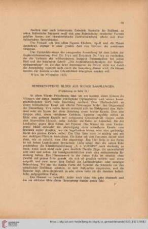 Bemerkenswerte Bilder aus Wiener Sammlungen, [2]