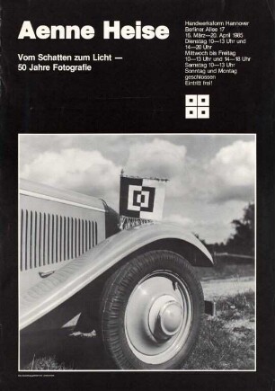 Plakat: Ausstellung Aenne Heise