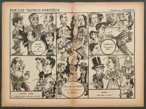 Por los teatros porteños : Apuntes de Villanueva