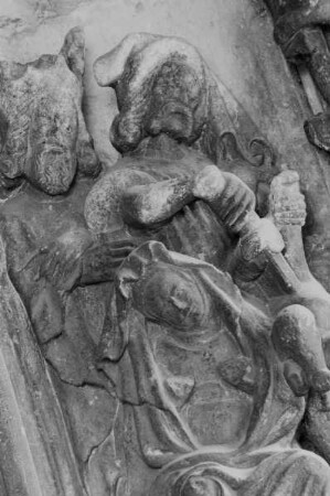 Von rechts: Wurzel Jesse, Marienleben und Szenen aus dem Leben Christi — Bethlehemitische Kindermord