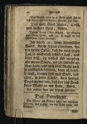 Das Benedicite