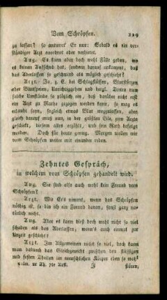Zehntes Gespräch, in welchem vom Schröpfen gehandelt wird