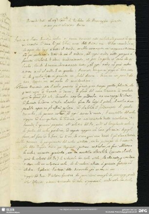 [Faszikel 11: Brief an Kardinal Richelieu (vermutlich Übersetzung aus dem Französischen)]