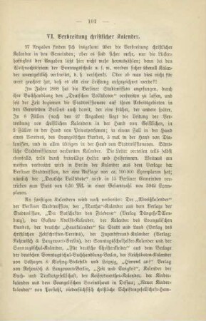 VI. Verbreitung christlicher Kalender