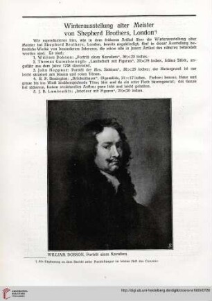 1: Winterausstellung alter Meister von Shepherd Brothers, London