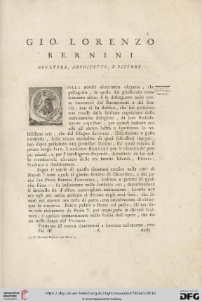 Gio. Lorenzo Bernini