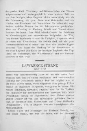 Lawrence Sterne