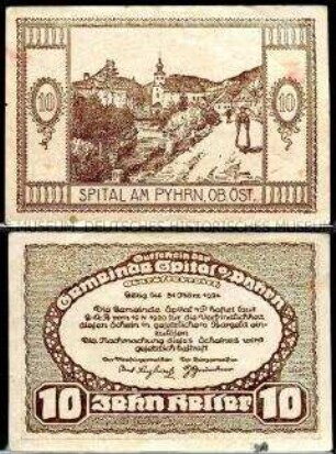 Spital, Oberösterreich 10 Heller