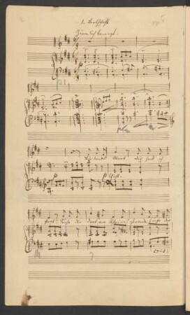 Botschaft; V, pf; f-Moll; W A/137.1; op. 5 no. 1