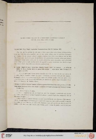 Rapporti intorno agli sacvi [...]