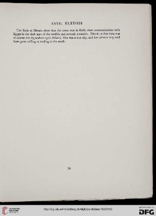 XXVII: Eleusis