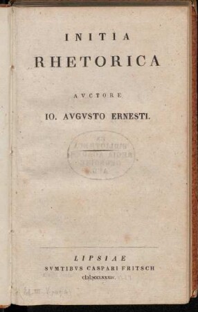Initia Rhetorica