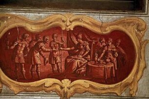 Artemisia nimmt das Gefäß mit der Asche ihres Gatten entgegen