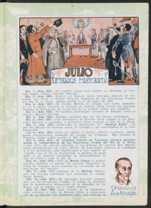 Recuerdos históricos JULIO