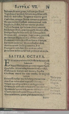 Satyra Octava
