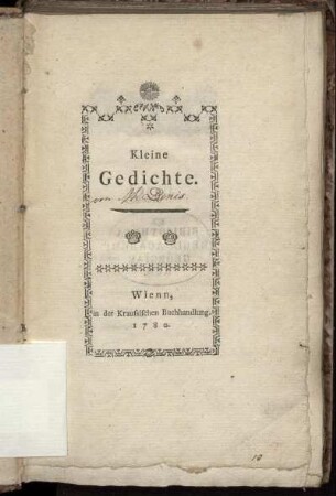Kleine Gedichte