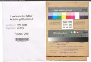 Entnazifizierung Otto Reuter , geb. 09.04.1892 (Heilgehilfe)
