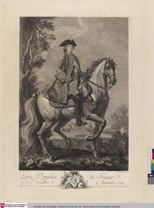 [Louis, dauphin de France à cheval]