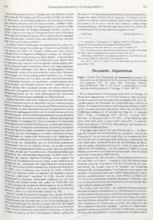 150-152 [Rezension] Schäfer, Gerhard K., Eucharistie im ökumenischen Kontext