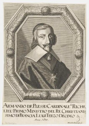 Bildnis des Armando de Plessis de Richelieu