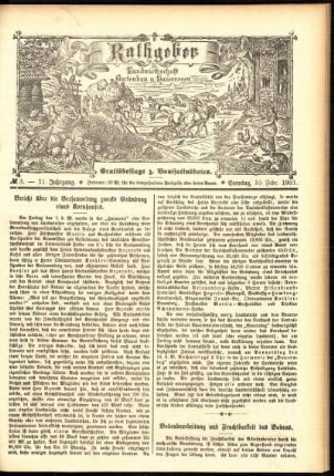 Ausgabe vom Sonntag, den 10. Februar 1901.