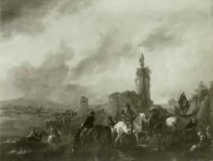 Die Pferdeschwemme