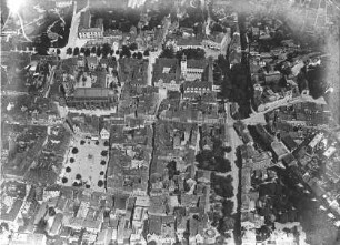 Jena mit Marktplatz, Kirche, Universität