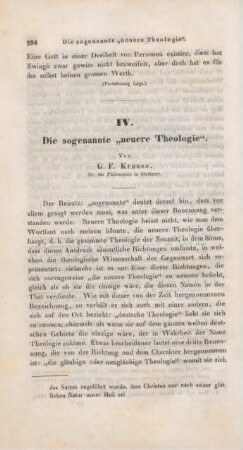 294-305 Die sogenannte "neuere Theologie"
