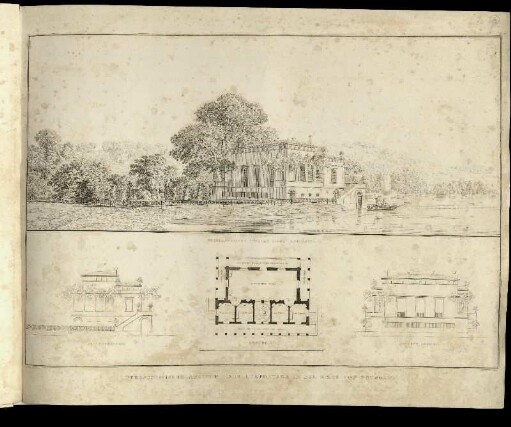 Abbildung 6. Perspectivische Ansicht eines Lusthauses in der Naehe von Potsdam.